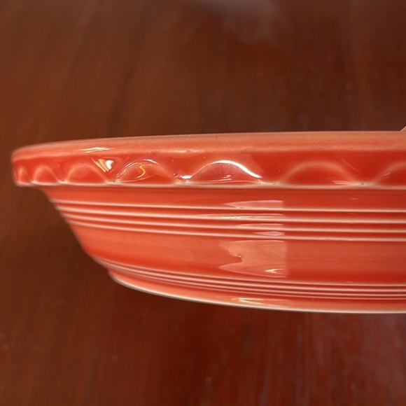 FIESTA Pie Plate Deep Dish Baker in Persimmon- Retired color! - Picture 6 of 7